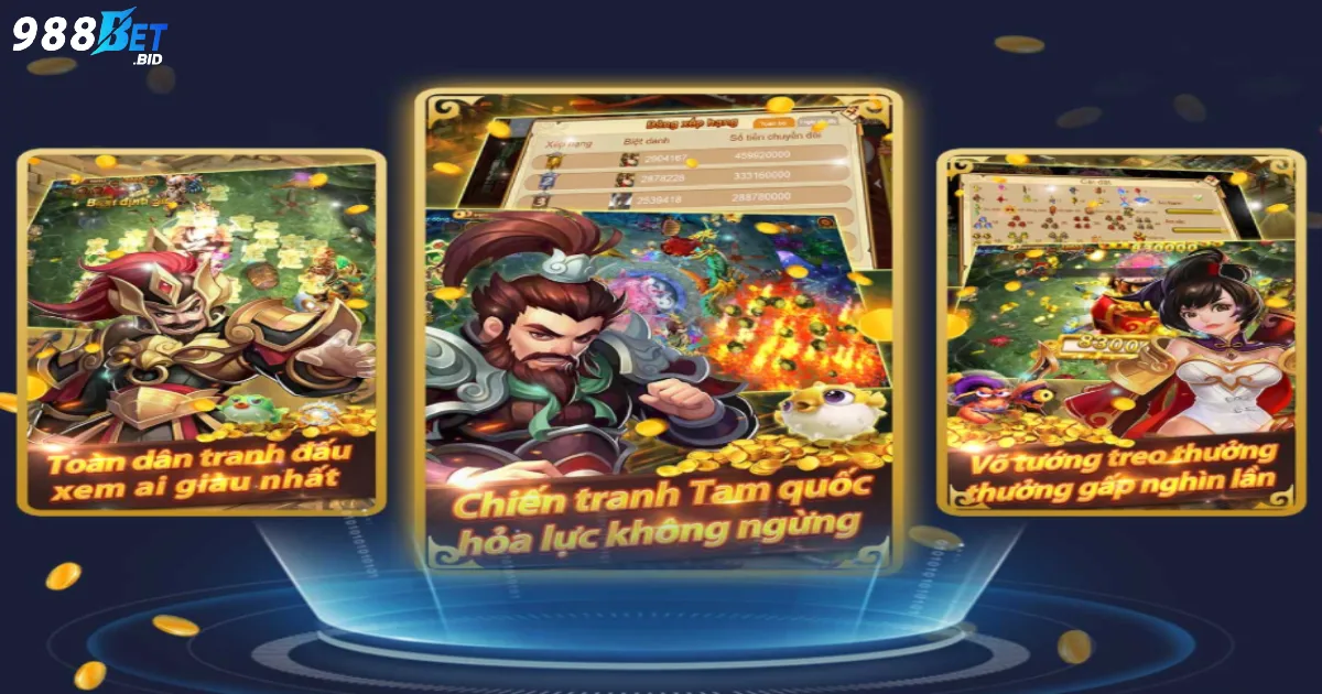 Bắn Cá Tam Quốc 988BET: Hướng Dẫn Chơi Và Cách Săn Boss 2 Bắn cá Tam Quốc là gì? Giới thiệu trò chơi đổi thưởng hấp dẫn tại 988BET