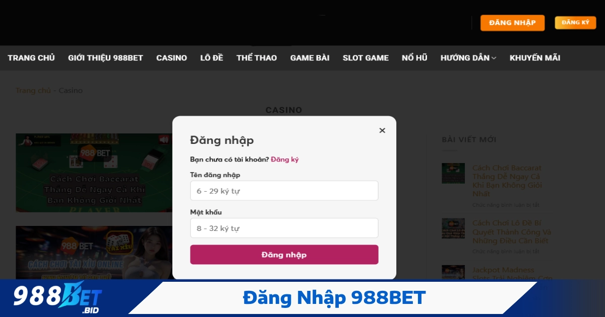 Giải Quyết Lỗi Khi Không Đăng Nhập Được